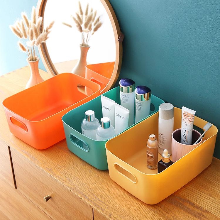 IKILOSHOP Sedang Putih Plastic Storage Tempat Penyimpanan Serbaguna Organizer Rak Organizer 25x17x10