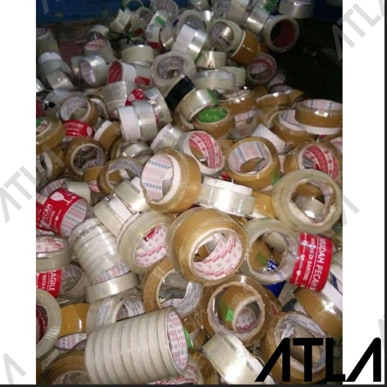 

ン Lakban Curah Kiloan Tape Penambal Solasi Packing Solatip Riject Murah ⇐