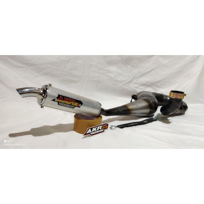 KNALPOT VESPA RACING 200CC/SPARTAN KANAN KOMPETISI AKR23