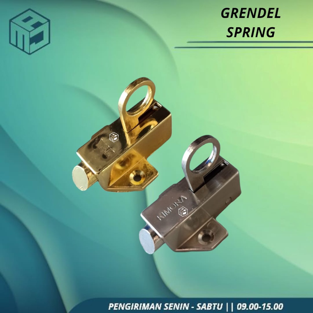 Spring Knip Tebal Grendel Kodok Kotak Slot Jendela PENUTUP PRAKTIS MODEL TINGGAL TARIK
