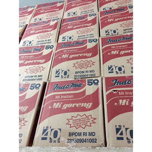 

Indomie goreng per dus