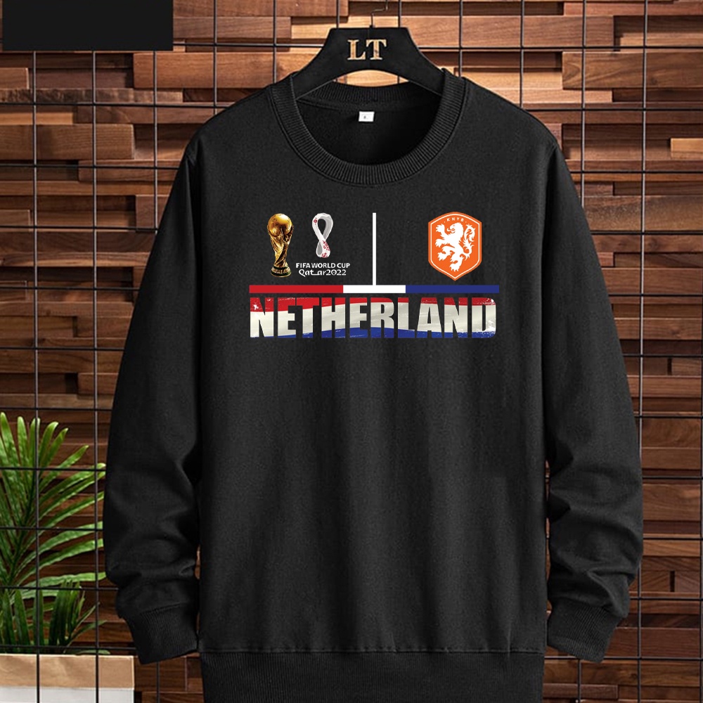 SWEATER PRIA / WANITA /UNISEX EDISI KHUSUS PIALA DUNIA 2022 NETHERLAND