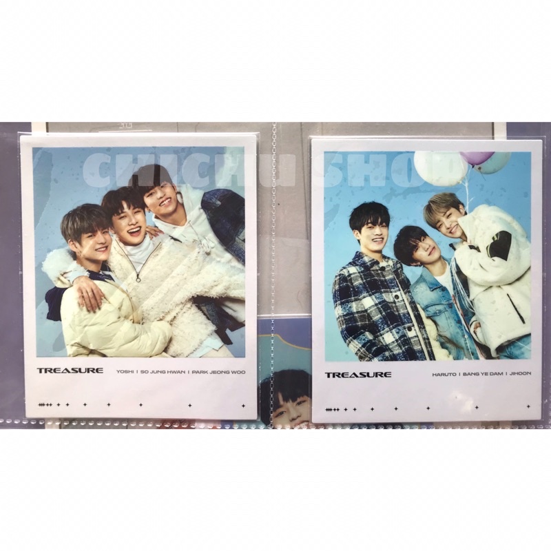 TREASURE OFFICIAL POLAROID THE FIRST STEP FULL ALBUM SHARING YOSHI JUNGHWAN JUNGHWAN HARUTO YEDAM JI