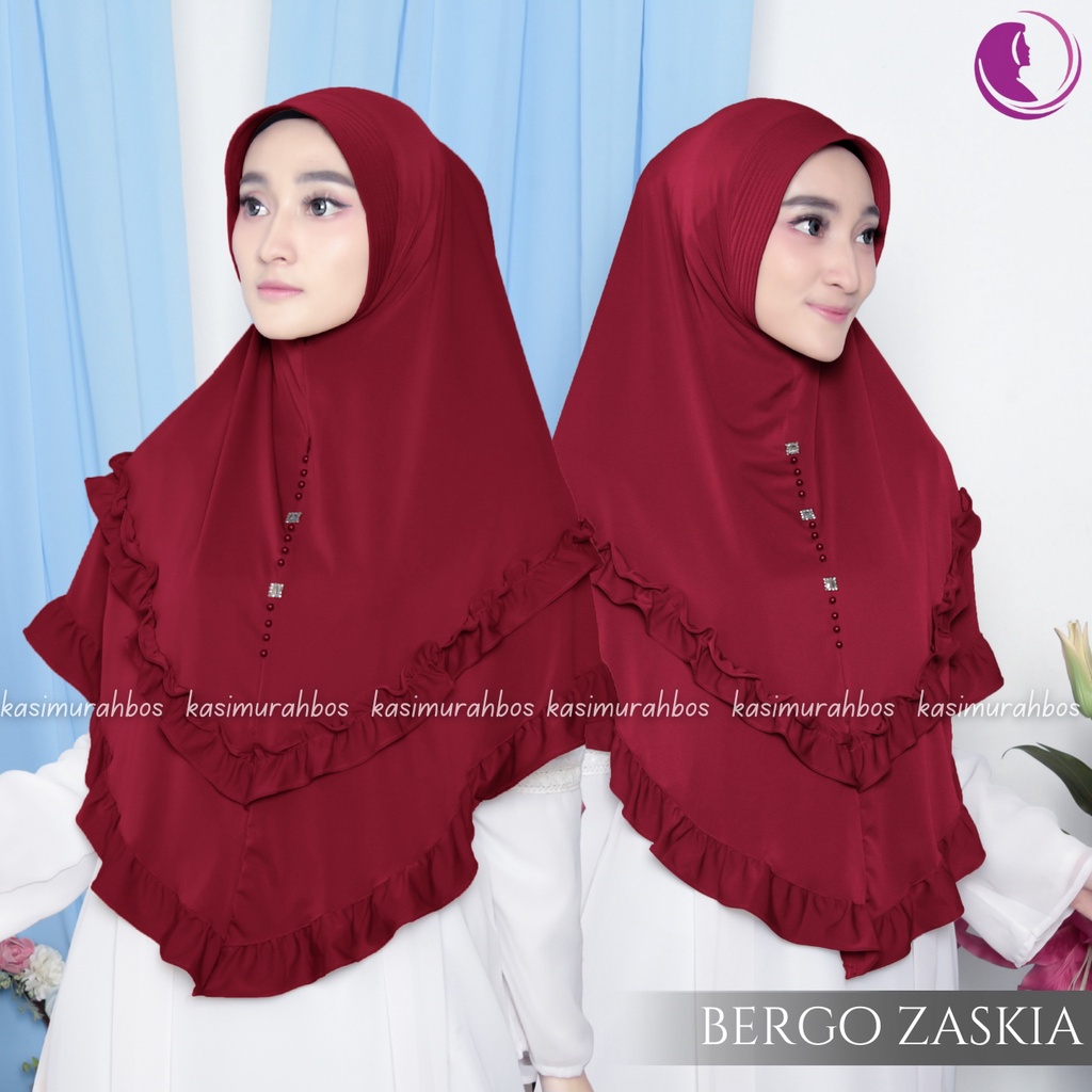 jilbab Instan jersy zaskia Rempel / Hijab Instan / Hijab Instan Jersey Jumbo / Kerudung Instan murah