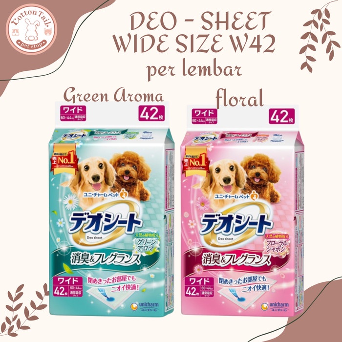 Underpad - Deo Sheet Wide Size W42 / Alas Kandang DEO SHEET 1 lembar