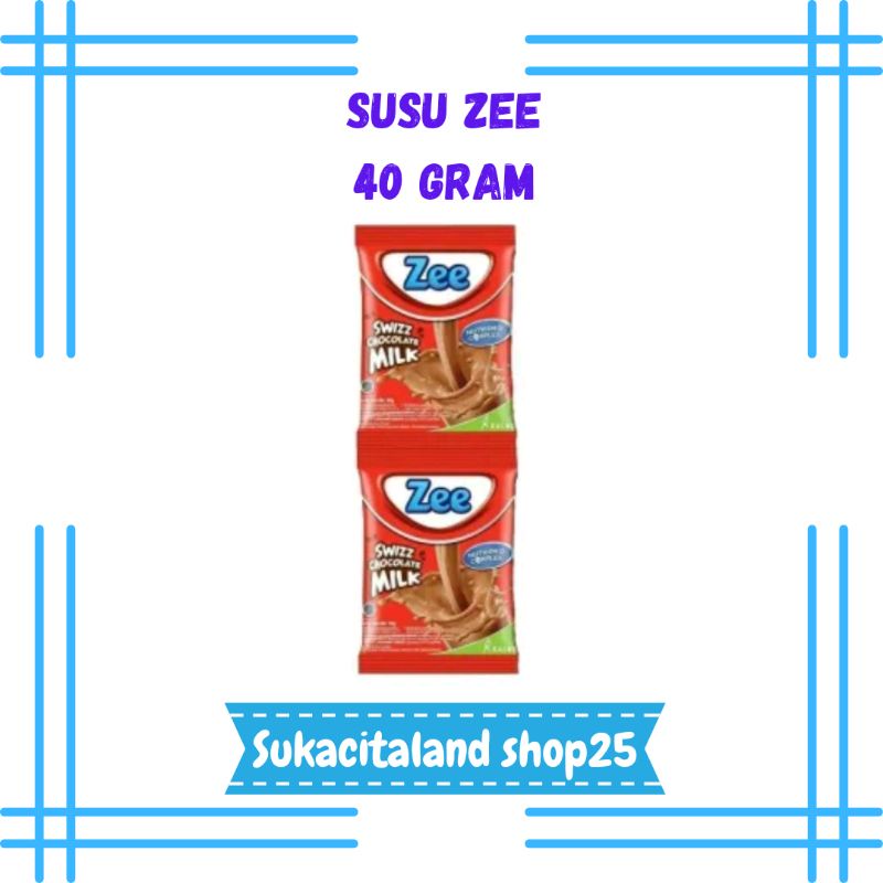 

susu sachet zee 1 sachet/ susu bubuk