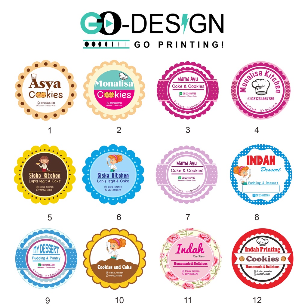 

CETAK STIKER CROMO / LABEL BULAT LABEL NAMA LABEL MAKANAN TOPLES KEMASAN BOTOL MINUMAN CUSTOM KROMO