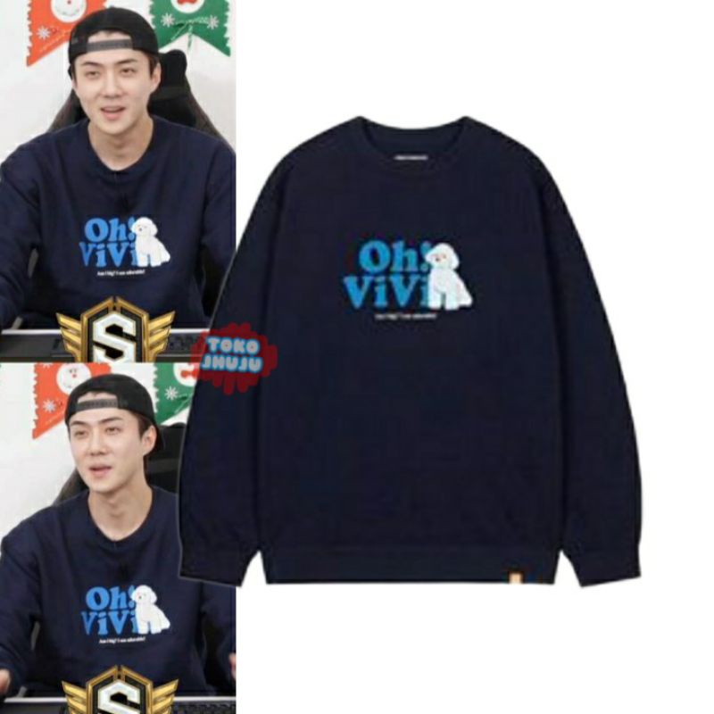 Sweater EXO Sehun Oh Vivi Anjing Putih Kecil