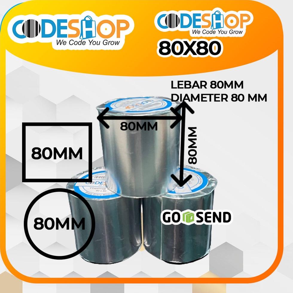 

ㅯ KERTAS THERMAL OTANI 80 X 80 MM OTANI ROLL KERTAS KASIR THERMAL EPSON ゆ