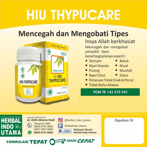 

HIU THYPUCARE | Herbal Untuk Thypus | Demam