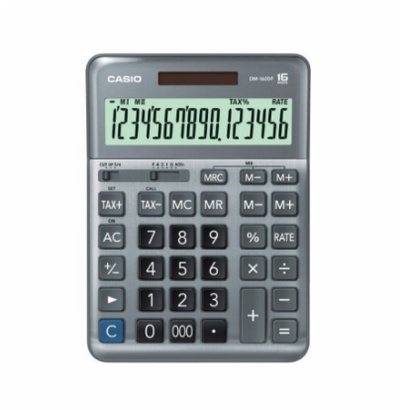 

Terlaris Casio DM-1600B - Calculator Desktop Kalkulator Meja Kantro DM 1600B Mantul
