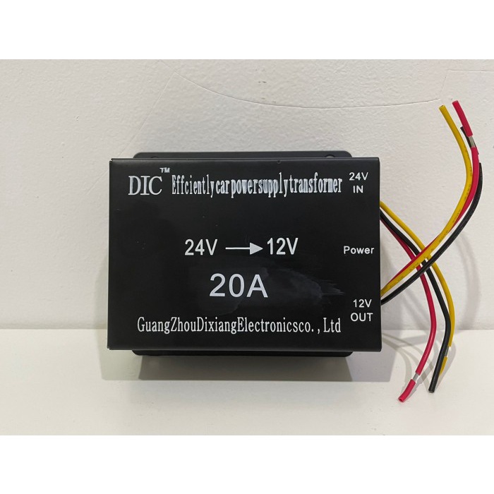 Power Supply Step Down 20A Dc 24V - 12V Converter Dc 24 Volt Ke 12 Volt 20 Ampere