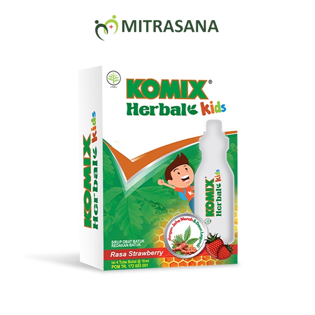 Komix Herbal Kids Tube @10 Ml - Obat Batuk Anak