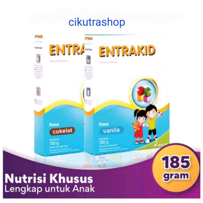 

Entrakid Coklat / Vanila 185 gr