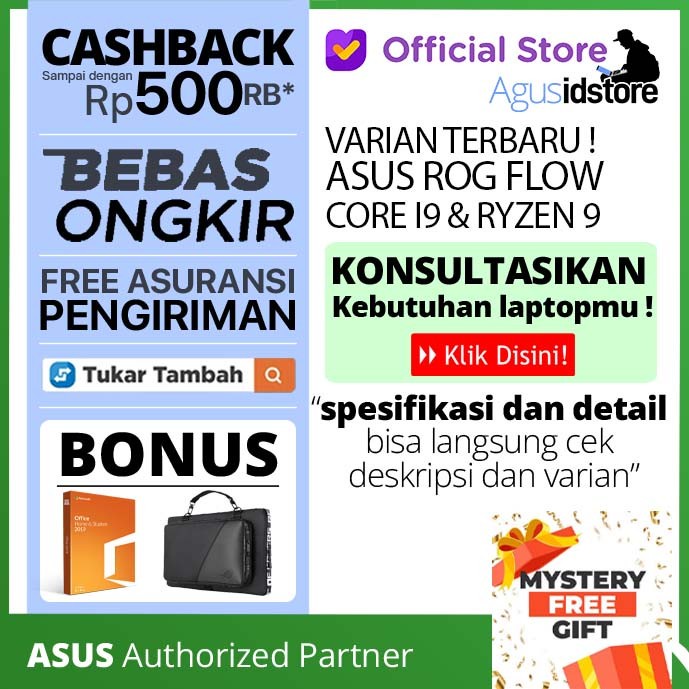 T0P ASUS ROG FLOW X13 GV301QC RYZEN 9-5900HS 16GB 512GB RTX 3050 W10 13" NICE