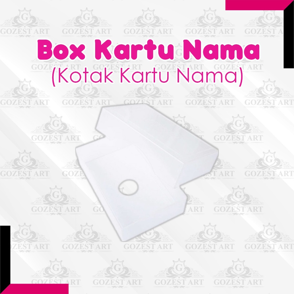 

Box kartu nama Kotak name Card