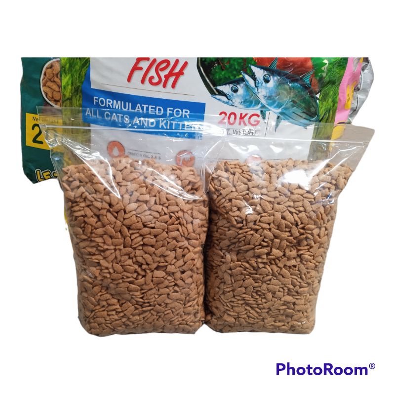 Makanan Kucing - Sabina Oncean Fish Repack 1 Kg (Paket 5kg)