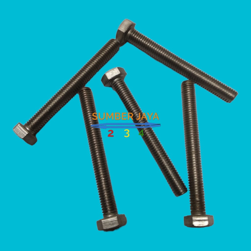 BAUT STAINLESS 8 X 70 PUTIH PER 1 PCS