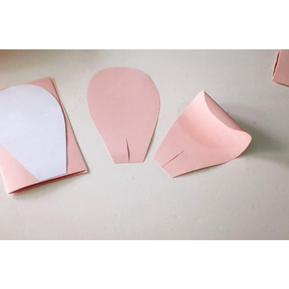 Template Pola Paper Flower C