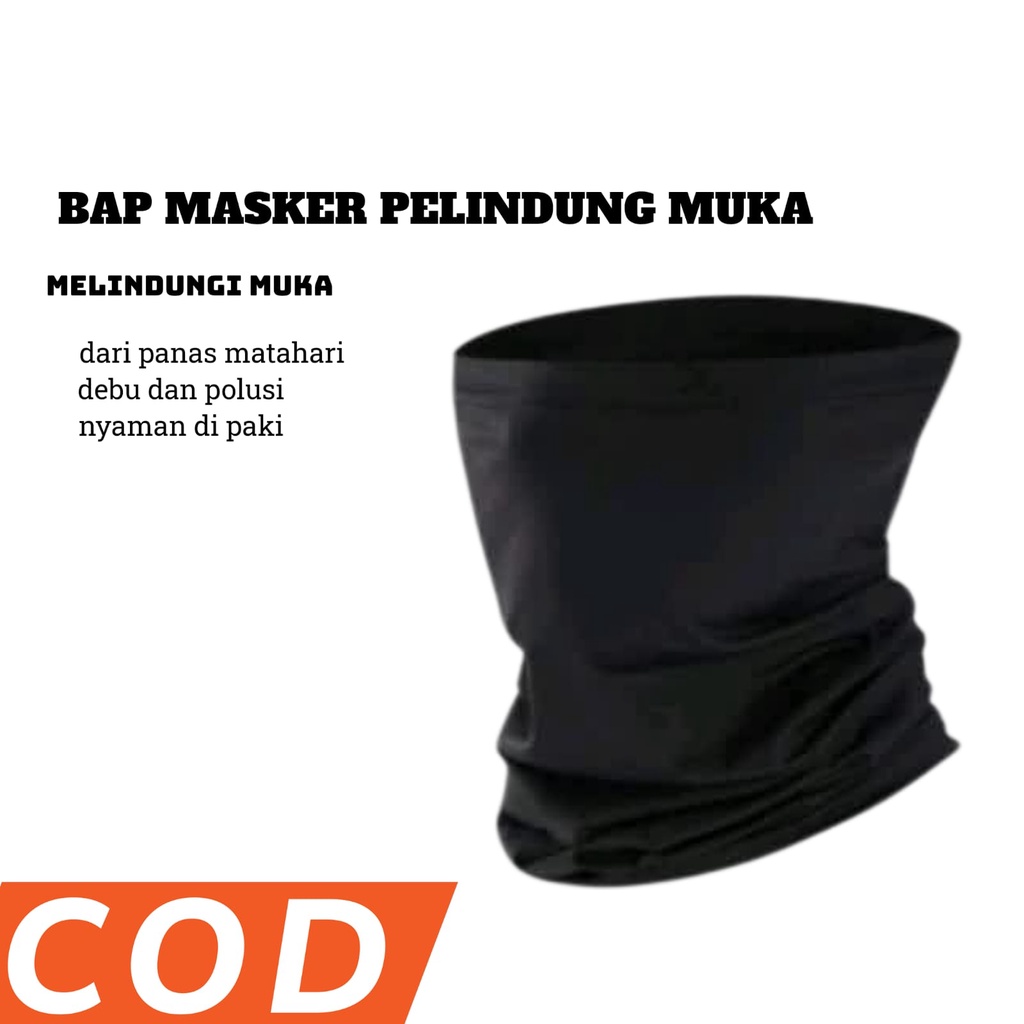 BAP MASKER MUKA BERKRNDARA BANDANA