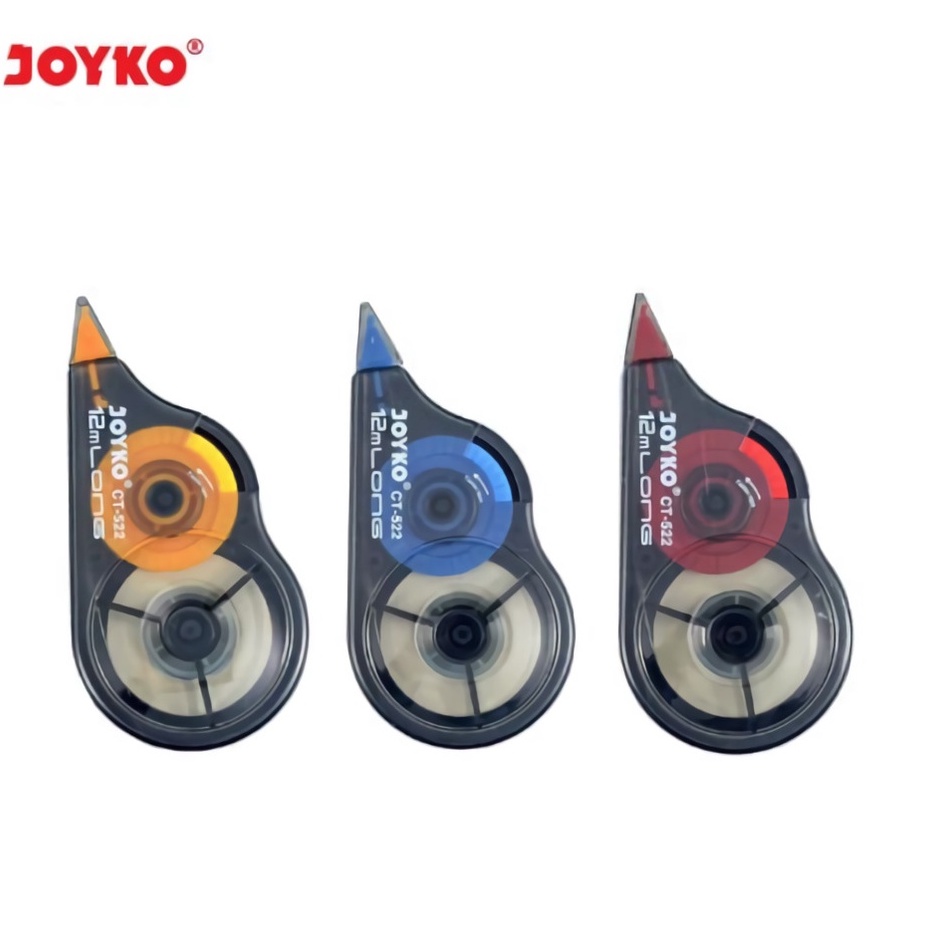 

Tip-Ex Kertas / Correction Tape Kertas Ukuran Sedang 12M Ct-522 Joyko (1 Pcs)
