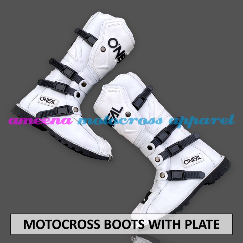 Sepatu MX Boots with Protector - Sepatu Trail - Sepatu Motocross - Sepatu Enduro - Sepatu Adventure - 009