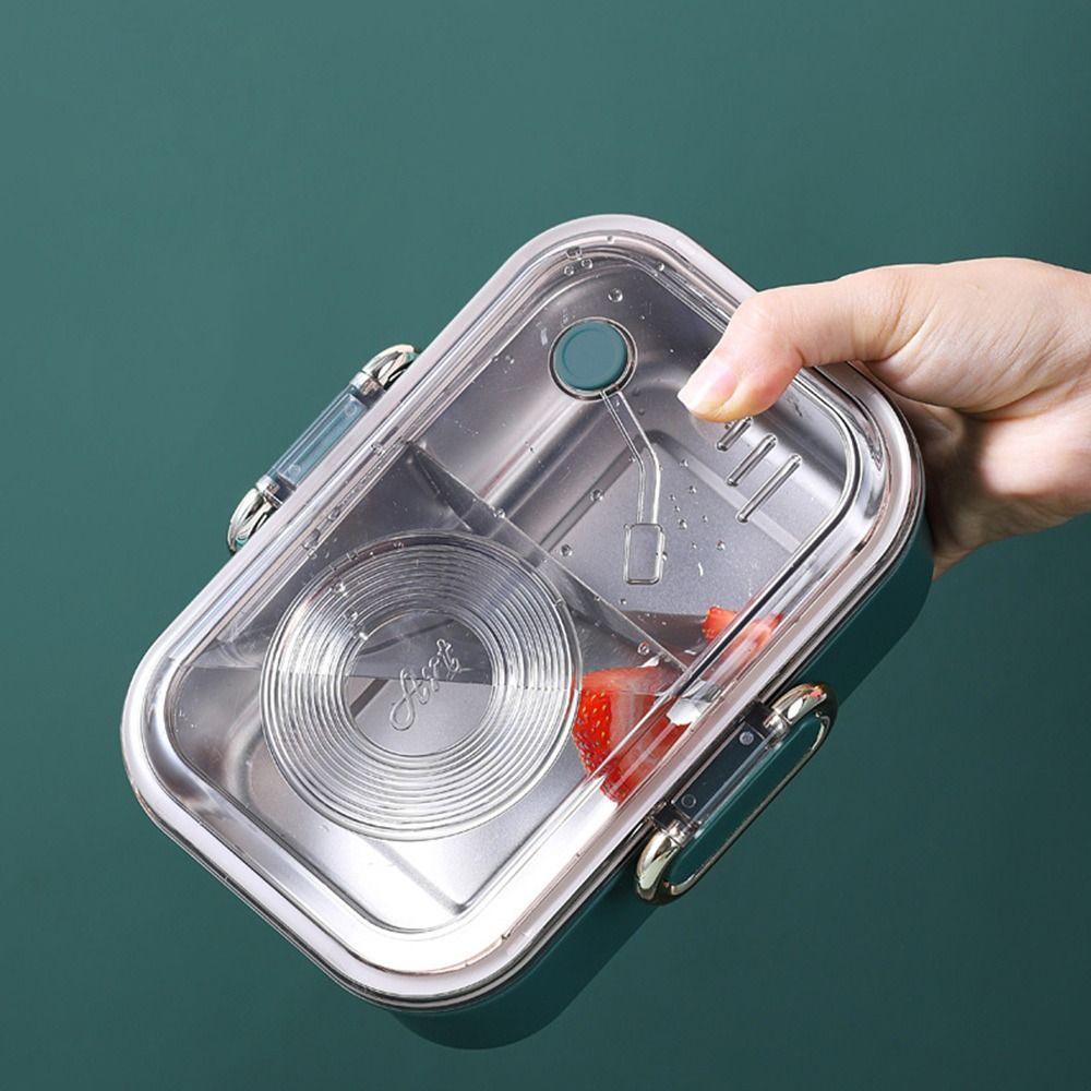 Top Lunch Box Microwavable Untuk Pelajar Pekerja Kantor Wadah Makanan Anti Bocor