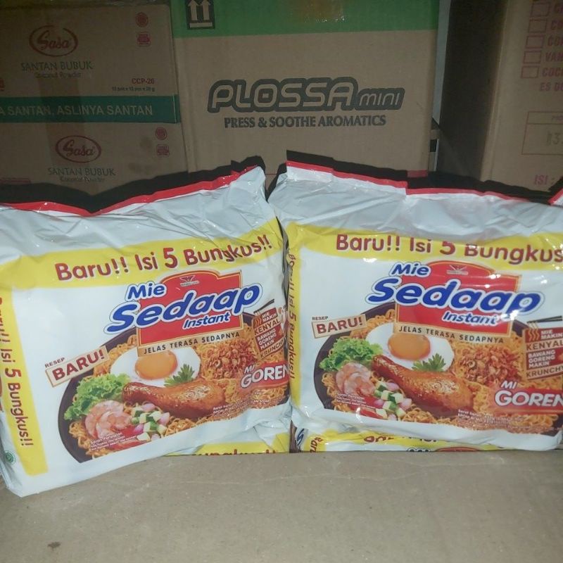 SEDAAP Mie instant Goreng isi 5bag 90gram