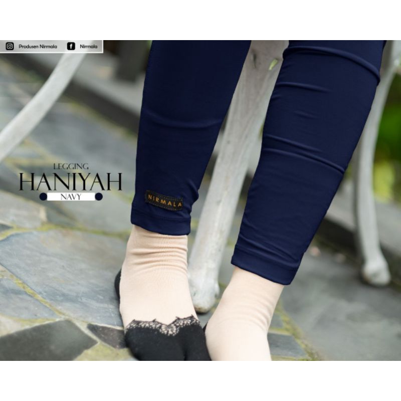 LEGGING HANIYAH ORIGINAL BY NIRMALA BAHAN JERSEY TEBAL PREMIUM