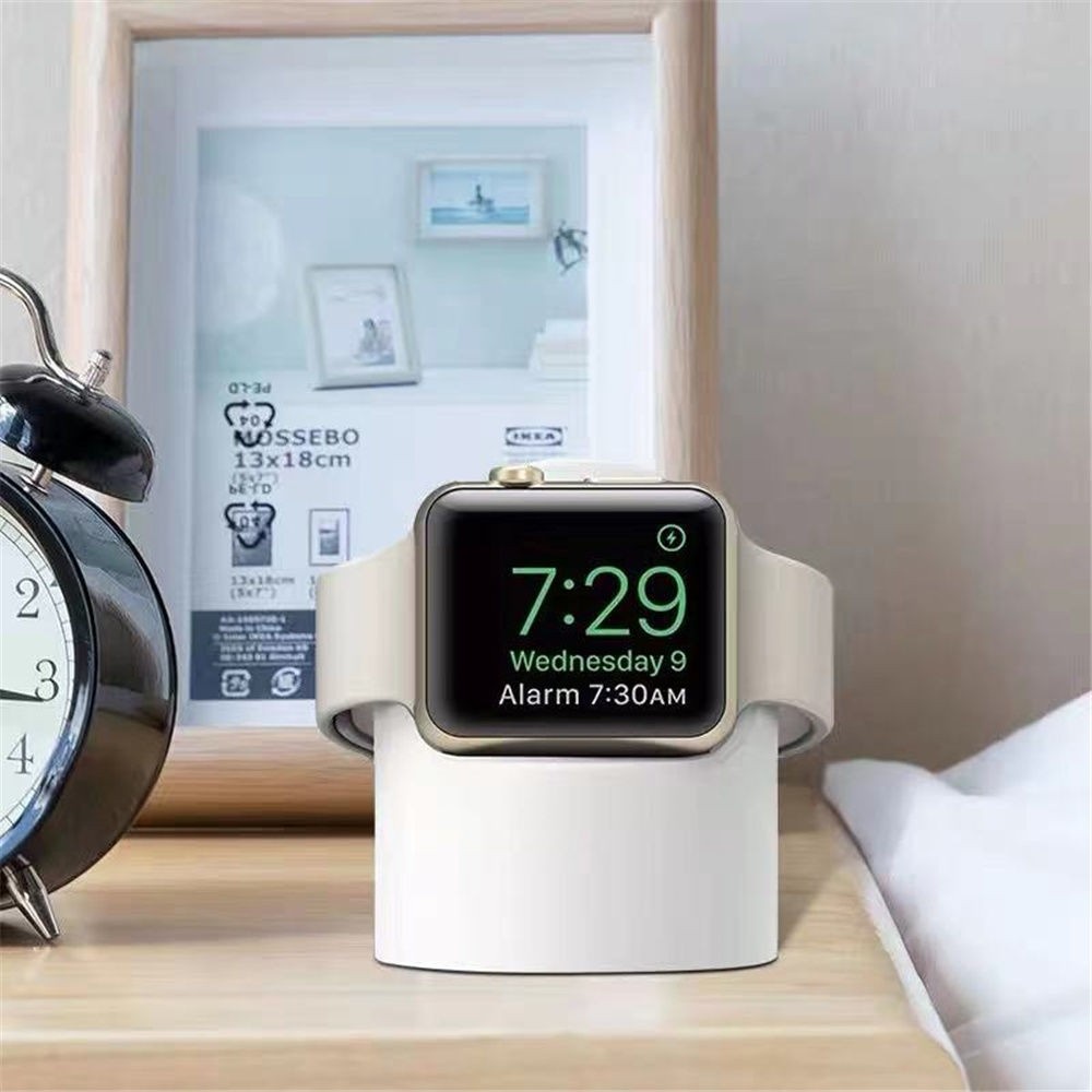 Jual Charger Standing Bahan Silikon Charger Apple Watch Berdiri untuk iWatch 1 2 3 4 5 6 7 SE