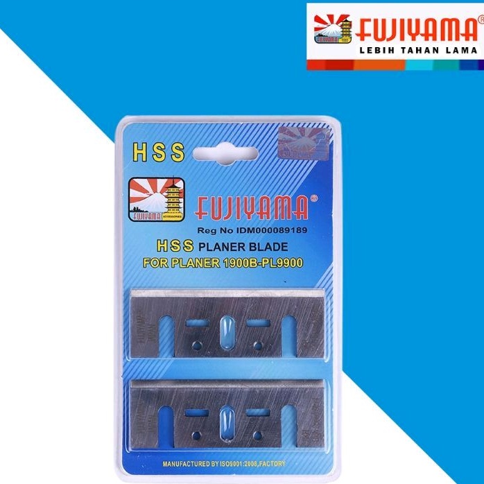 HEAVY DUTY ☑️ 1 Set 2 PCs Mata Ketam Pasah FUJIYAMA ✓ SKH 82x29x3 mm ✓ Reg IDM 0000 89189 | Pisau Pl