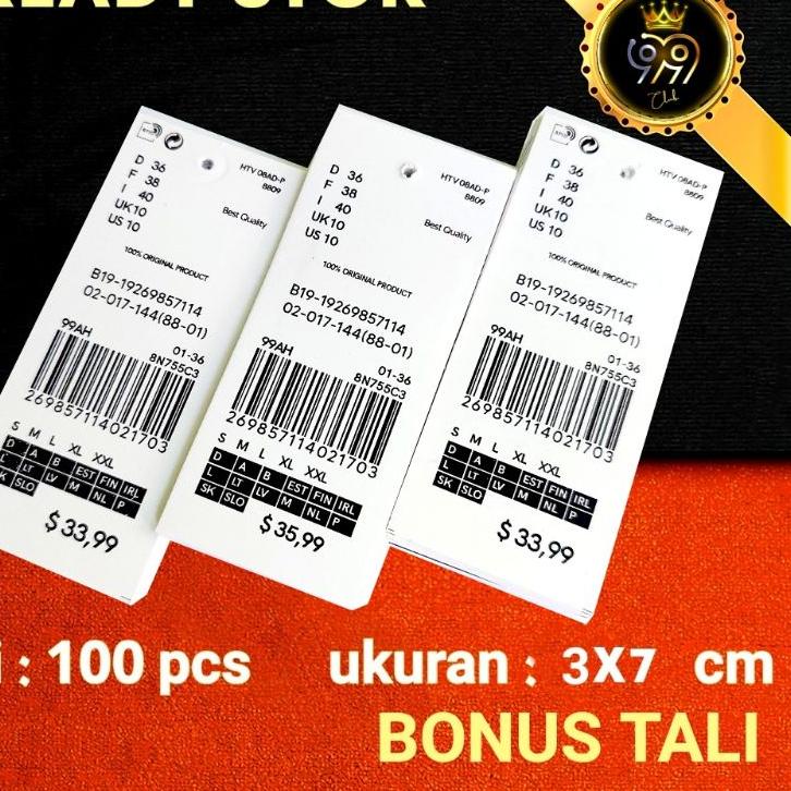 

ヱ hangtag bonus tali, 3x7 hantag handtag price tah kotak hitam ぐ