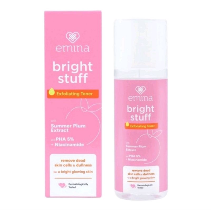 Emina Bright Stuff Exfoliating Toner 100ml