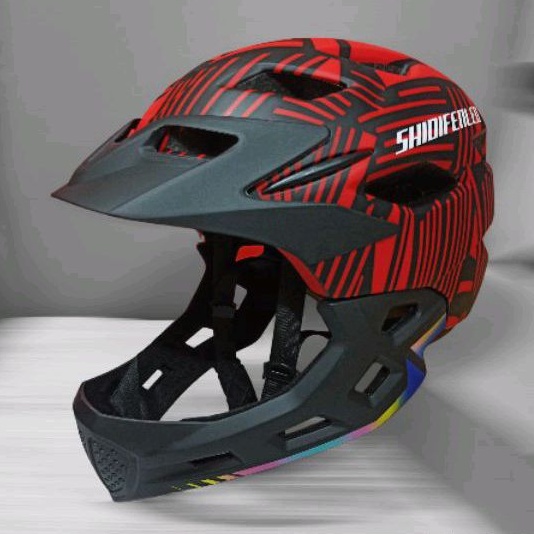 Jual Helm Balance Bike Pushbike Anak Mtb Cross Trail Full Face Helmet