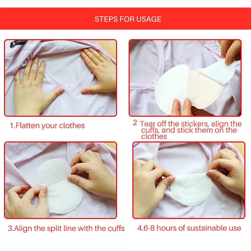 Bantalan Penyerap Keringat Ketiak Pad ketek Anti Basah keringat Sekali Pakai / Armpit Pad | Pembalut