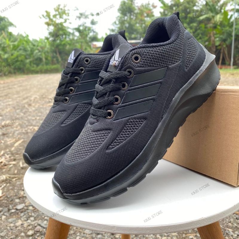 Sepatu Sekolah Anak Hitam Putih Size 33-40