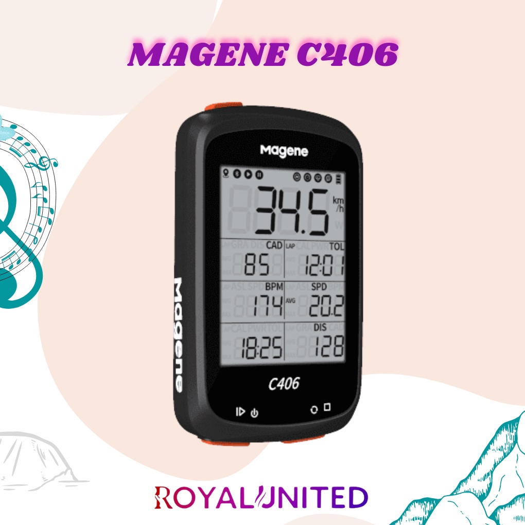 magene c406 cyclocomp gps bike speedometer cyclometer