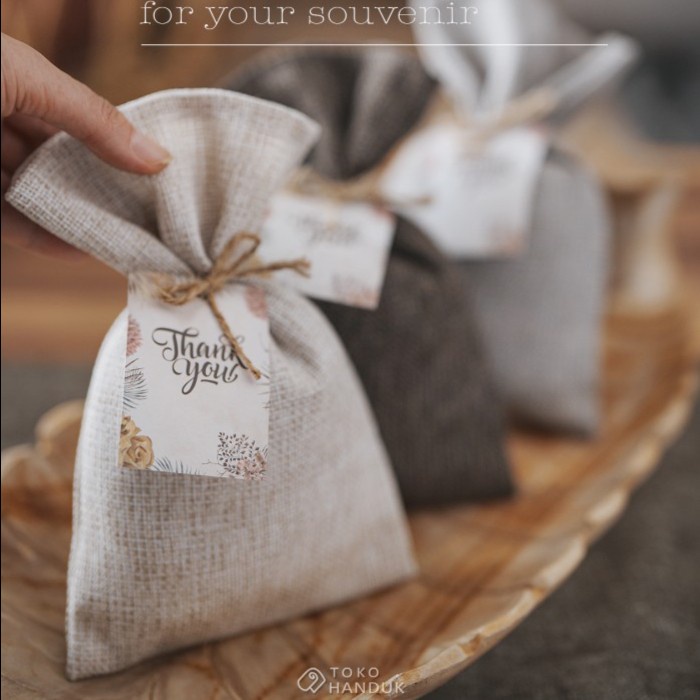 Souvenir Toko Handuk - Pouch Goni Mini ( Souvenir Handmade Gift )
