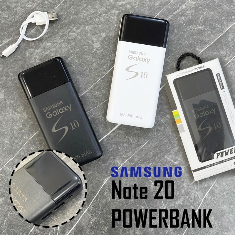POWERBANK SAMSUNG 168.000MAH SAMSUNG GALAXY S10 PORTABLE CHARGER 2USB BACKUP POWER