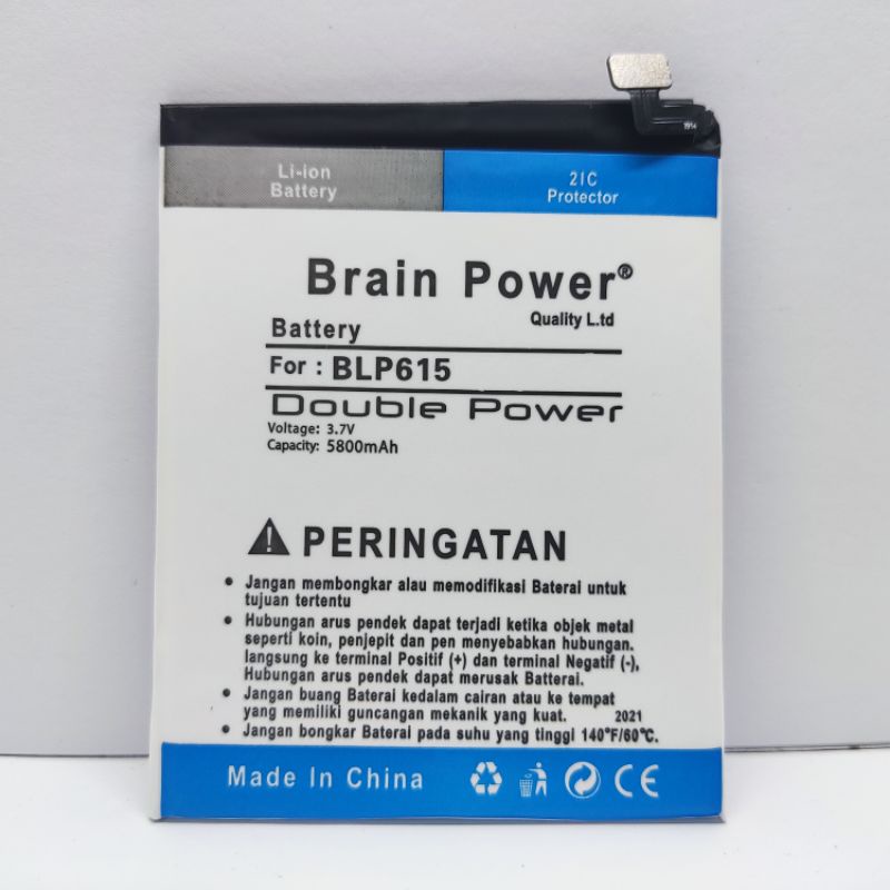 BATERAI BATRE OPP0 NEO 9 A37 A37F DOUBLE POWER BLP615 MERK BRAIN POWER