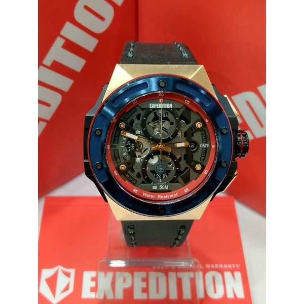 jam tangan pria expedition tipe E6818M original