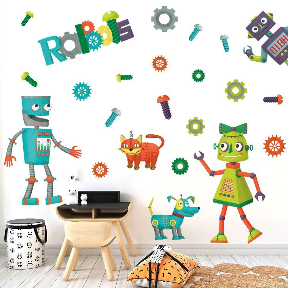 R-flower Wall Sticker Creative Dots Anti Air Dekorasi Rumah Tk Decal Stiker Pintu Kamar Anak