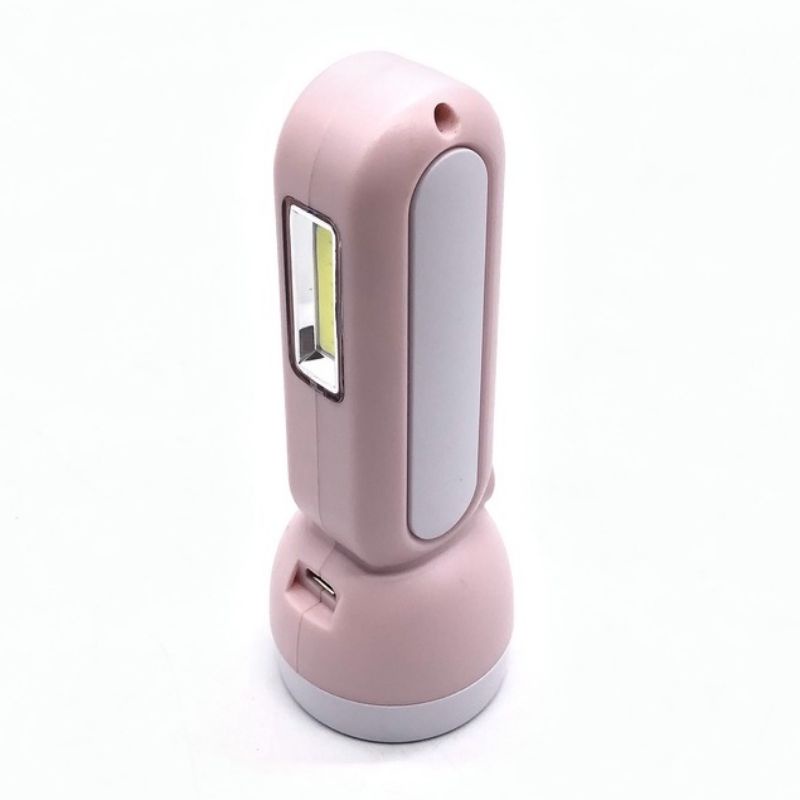 Senter Cas Tangan Super Terang Usb Charger Baterai Lhitium Led 10w Aoki AK- 345L