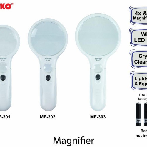 

Kaca Pembesar Lampu Led Light Magnifier Joyko Mf-303