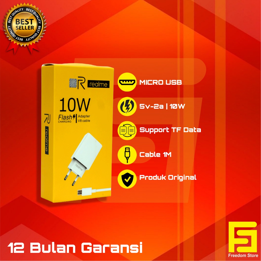 FATST CHARGER RELME 3 3X Realme 3 Pro Casan Cas Realme ADAPTOR ORIGINAL 100% 5V-2A