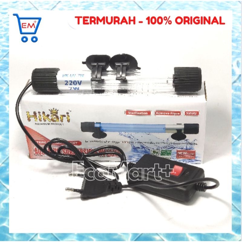 Lampu UV 7w Hikari untuk Aquarium Aquascape