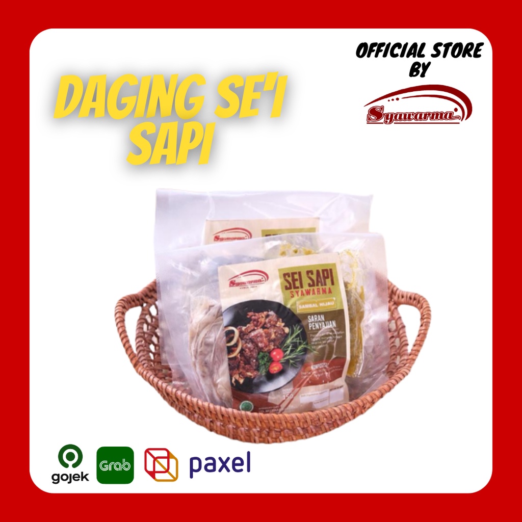 

SEI SAPI PREMIUM / SEI SAPI ASAP 150gr + Aneka rasa pilihan sambal