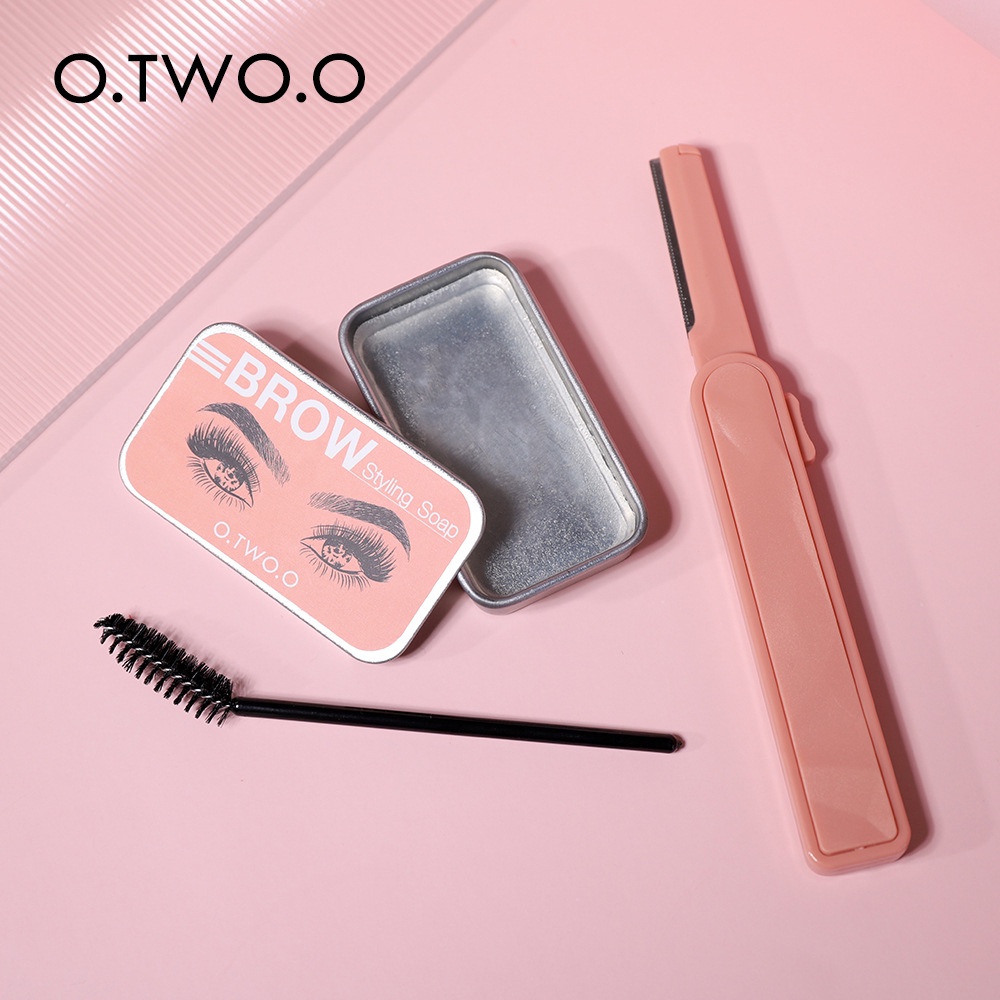 [100% ORIGINAL][STOCK]O.TWO.O Eyebrow Soap Brow Sculpt Lift Brow Styling Soap  Eyebrow Gel PomadeWaterproof Long Lasting/Tahan Air/Tahan Lama