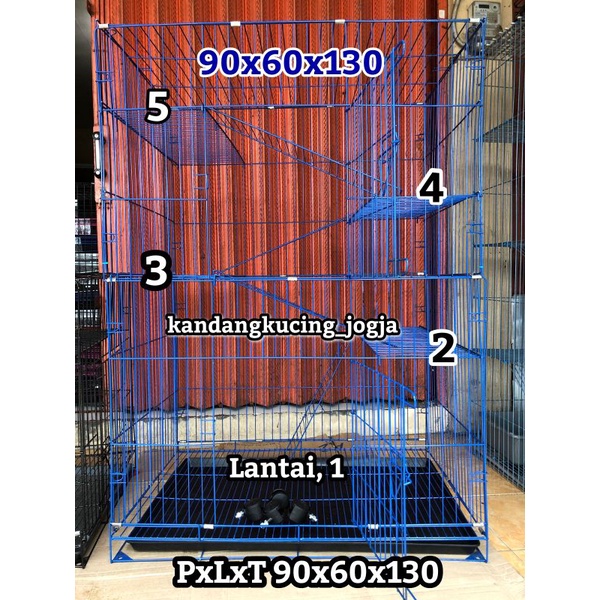 KANDANG KUCING TINGKAT 4