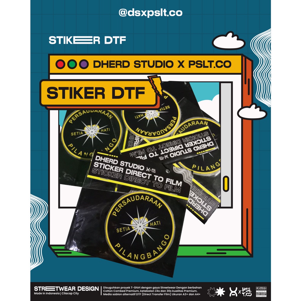 Sablon Setrika Logo Perguruan PSHP Persaudaraan Setia Hati Pilangbango - Stiker Direct to Film (DTF)